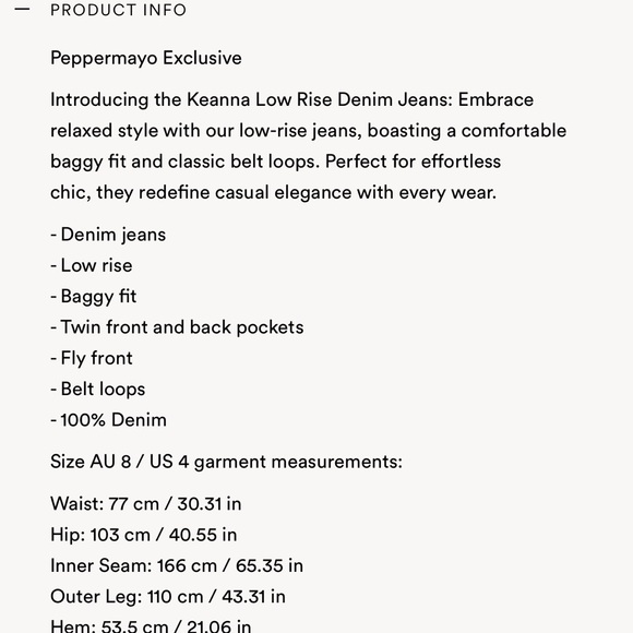 NWT low rise wide leg jeans - Picture 3 of 3